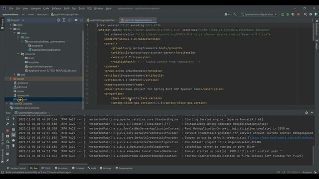 Connecting Spring Boot with Google Cloud Spanner | Step-by-Step Tutorial from Scratch смотреть онлайн