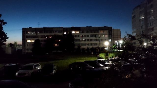 Основная камера ночью Xaiomi 12 4K 30 FPS gyro-EIS смотреть онлайн