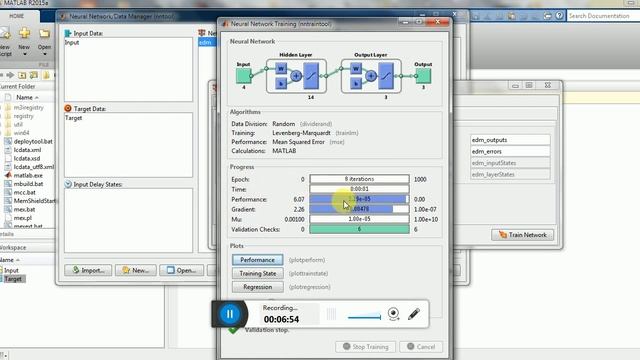 Data prediction by ANN tool box in Matlab смотреть онлайн