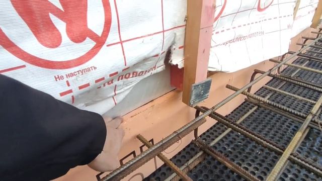 Делаем плитный фундамент под будущую каркасную пристройку к дому. смотреть онлайн