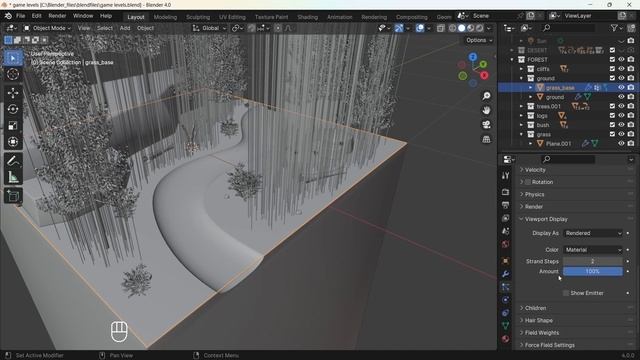 Mastering Forest Theme Game Levels: Blender Time Lapse смотреть онлайн
