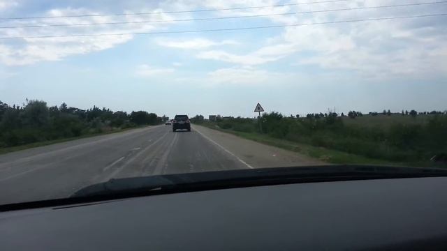 Участок дороги Саки Евпатория 21.06.15 смотреть онлайн