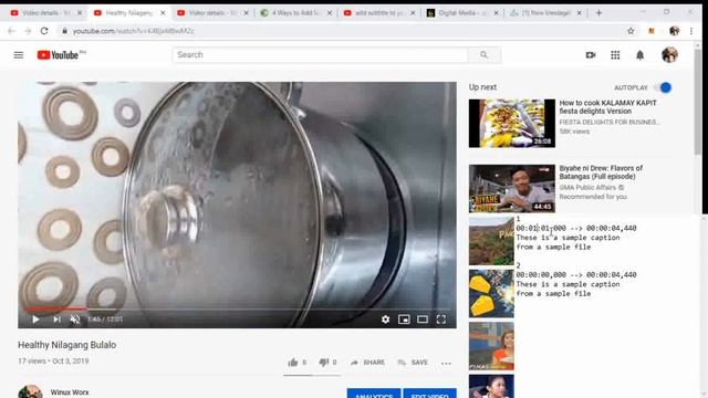 Easiest way to add subtitles in YouTube. смотреть онлайн