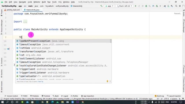 How to Verify Email in Android Studio | OTP Verification | Bangla | Part 01 смотреть онлайн
