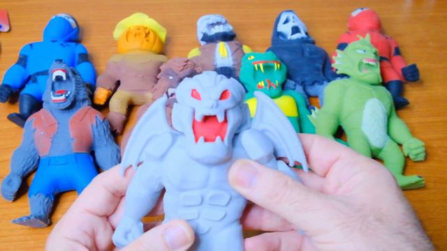 MONSTER FLEX Unboxing all 14 set DOLLS Stretch Armstrong смотреть онлайн