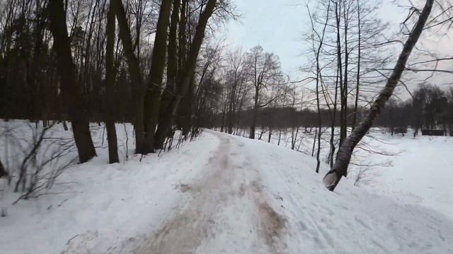 DJI AVATA.FPV.🚀January Flight In Kuzminki Park. #1. #dji #avata #djiavata #drone #fpv