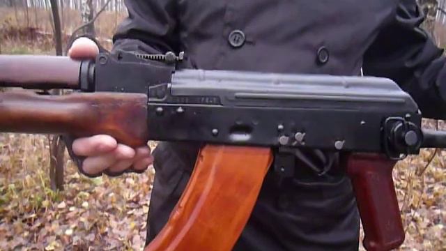Охолощенное оружие: Автомат Калашникова АКМС-СХ смотреть онлайн