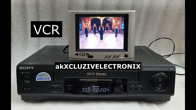 Sony Hi-Fi Stereo Video Cassette Player/Recorder VHS Model SLV-678HF смотреть онлайн