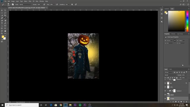 Photoshop Manupulation Tutorial : spooky halloween pumpkin смотреть онлайн