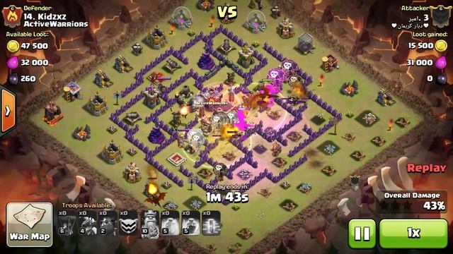 LavaLoon #5: Attack TH9 with Lava Hound Balloon Dragon | 3 Star War Strategy смотреть онлайн