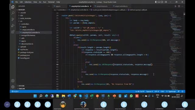 Part 85 Delete multiple images and particular record from MySQL in Node JS смотреть онлайн