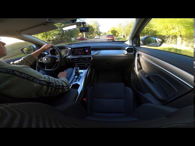 GEELY COOLRAY небольшая поездка утром в 4K смотреть онлайн