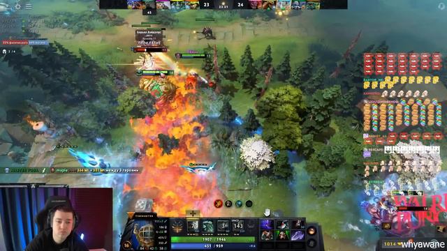 СИЕГА ПОПАУСЯ СО СКУФОМ НА КЕРРИ! #dota #whyawane #головач #головачдота