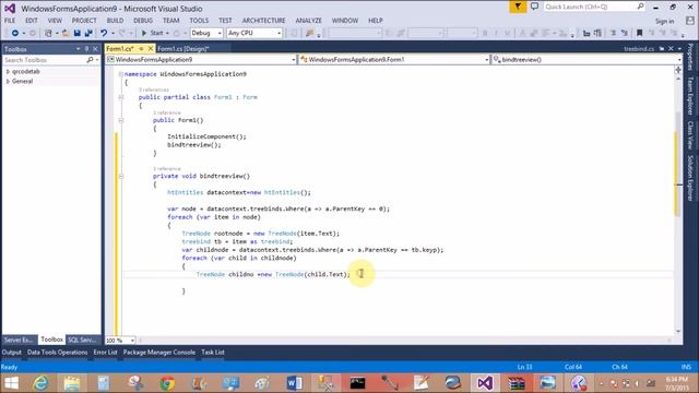 Bind Tree View with database table in windows form c# смотреть онлайн