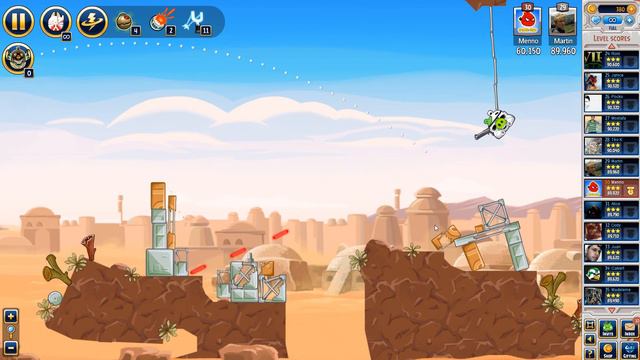 Angry Birds Star Wars Facebook Tatooine Level 25 High Score 94k смотреть онлайн
