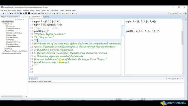 18. Tuples in Python || Python Tutorial || By Arihant Jain || Study Material смотреть онлайн