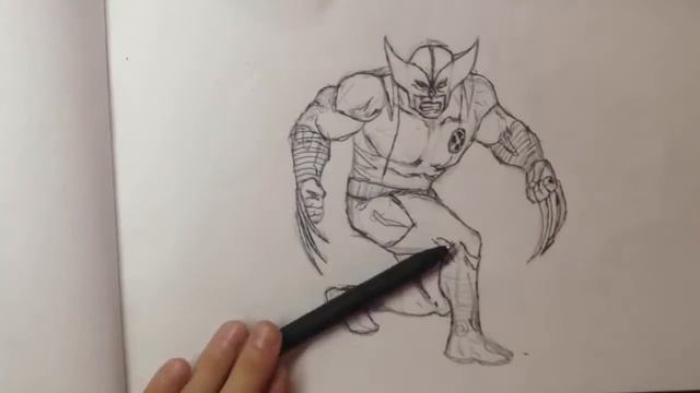 Нарисуй-ка Росомаху! Рисование Рослмахи(нарисуй-ка) by CrapyCrabic смотреть онлайн