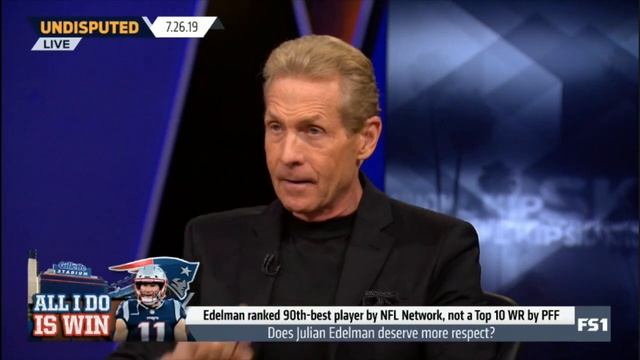 Undisputed | Shannon REACT to Edelman ranked 90th-best player by NFL Network, not a Top 10 WR by PF смотреть онлайн