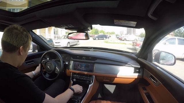 Jaguar XF x260 автопарковка - выезд с парковки и поиск места в автоматическом режиме смотреть онлайн