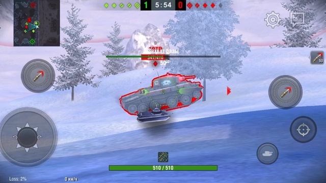 D2 на зимней карте. Топ-1