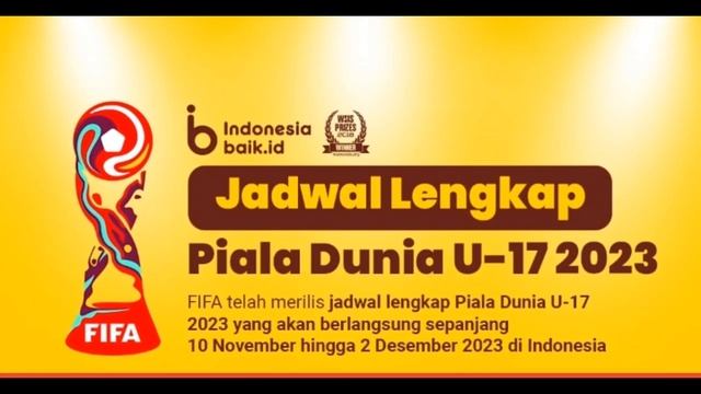 PIALA DUNIA U 17 SUDAH SEMAKIN DEKAAT! || JADWAL PIALA DUNIA U 17 || JADWAL KUALIFIKASI PIALA DUNIA смотреть онлайн