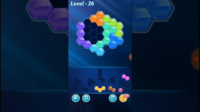Block Hexa Puzzle Hero Level 26 Walkthrough смотреть онлайн
