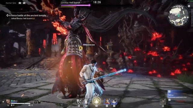 Solo lvl.1 TIANHAI VS OMNIUS DESCENT | Naraka Bladepoint Campaign mode : Showdown смотреть онлайн