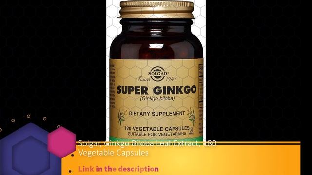 Solgar, Ginkgo Biloba Leaf Extract, 180 Vegetable Capsules смотреть онлайн