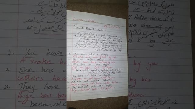 present perfect tense in active voice and passive voice #english #tence #change #englishgrammar смотреть онлайн