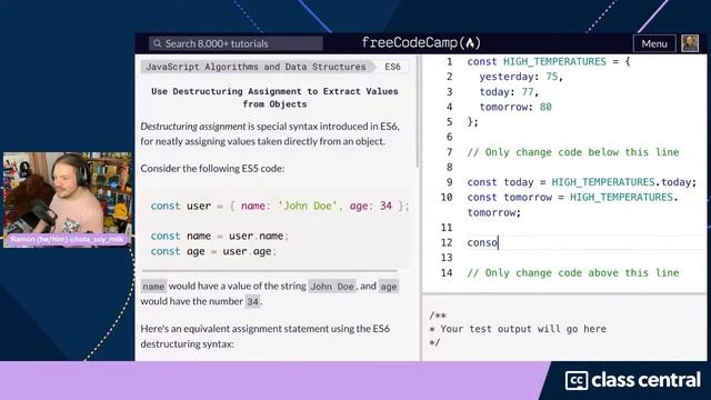 Let’s learn JavaScript/ES6! #1 [Free JS Bootcamp] смотреть онлайн