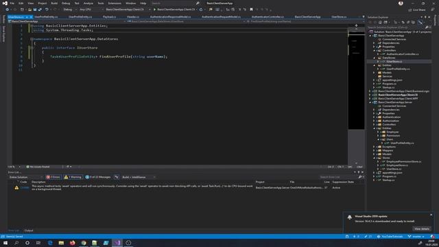 ASP .Net Core 3.1 - Authorization Server & JWT Part 2 (Grundgerüst/ Interfaces) смотреть онлайн