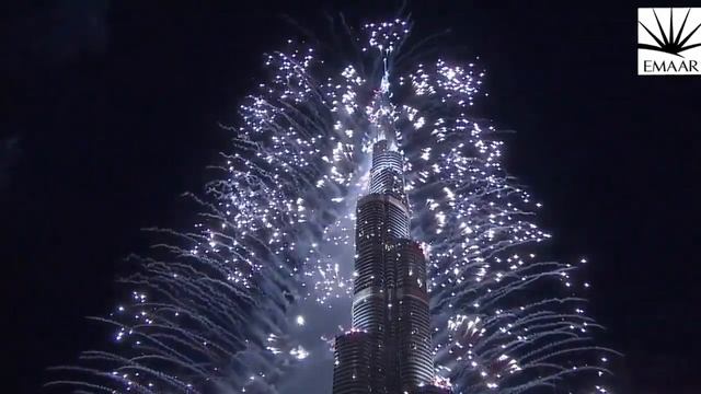 Новогодний салют в Дубае 2014 вошел в Книгу рекордов Гиннеса. New Year's salute in Dubai смотреть онлайн