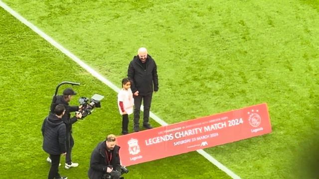Sven-Göran Eriksson and Liverpool & Ajax Legends Entering the Field - Anfield 23/3/24 смотреть онлайн