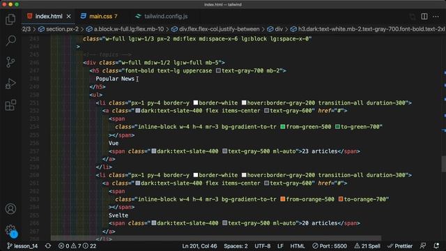 TailwindCSS #14 Тёмная тема (Dark Theme)