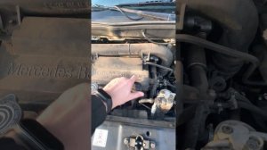 Mercedes Vito W638 2000 112 CDI 2.2 дизель, работа двигателя.