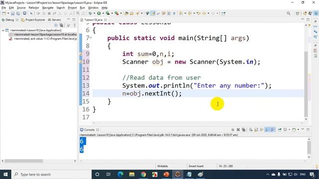 Java Tutorials : Sum of n natural numbers #19 смотреть онлайн