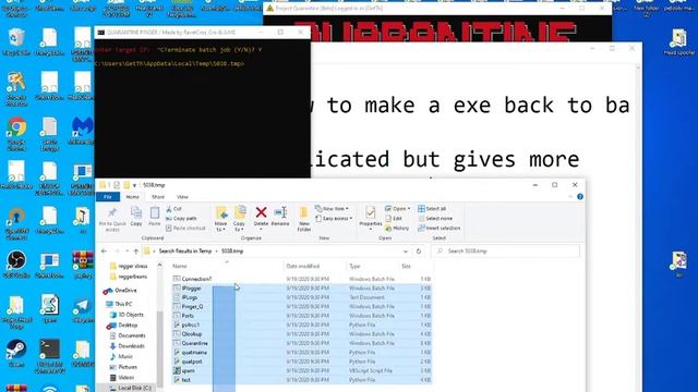 HOW TO CONVERT EXE BACK TO BATCH (PATCHED NEW VIDEO ON CHANNEL) смотреть онлайн