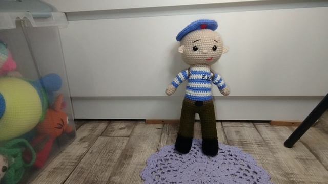 Десантник крючком. Мастер-класс. За ВДВ🙂 смотреть онлайн