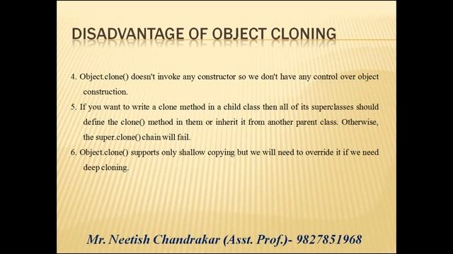 Object Using Clone | Clone-able Interface | Thread Group | Runnable in Java | By Neetish Chandrakar смотреть онлайн