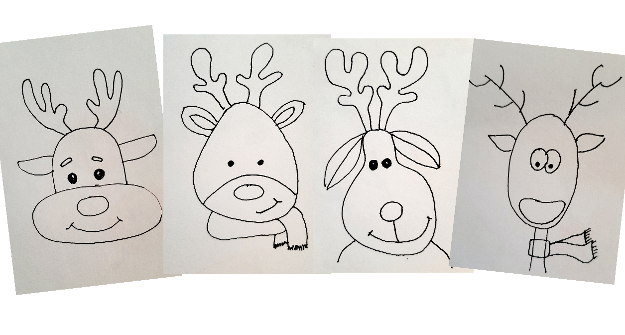 Как просто нарисовать оленя смотреть онлайн