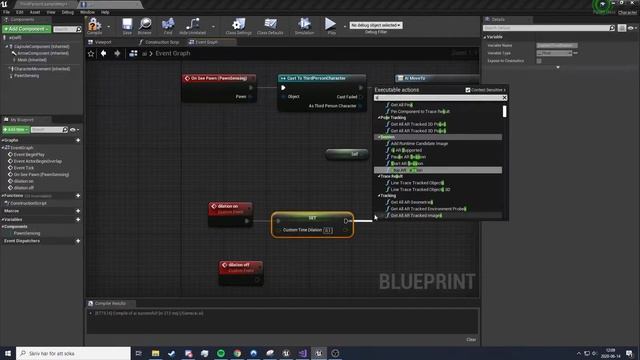 Unreal Engine 4 Tutorial Star Wars abilities series #4 Time Dilation (slow enemy down) смотреть онлайн