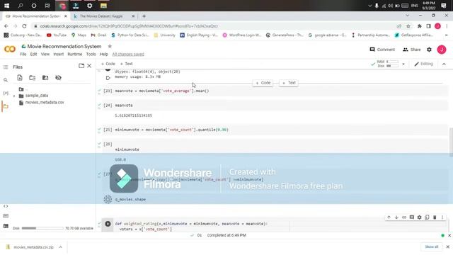 Movie Recommendation System смотреть онлайн