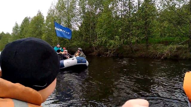 Прогулка на рафтах по речке Линда смотреть онлайн