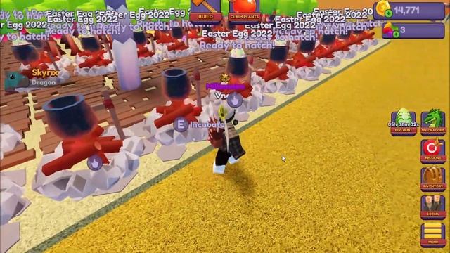 Hatching 2022 EASTER EGGS (Roblox Dragon Adventures)-Vned- смотреть онлайн