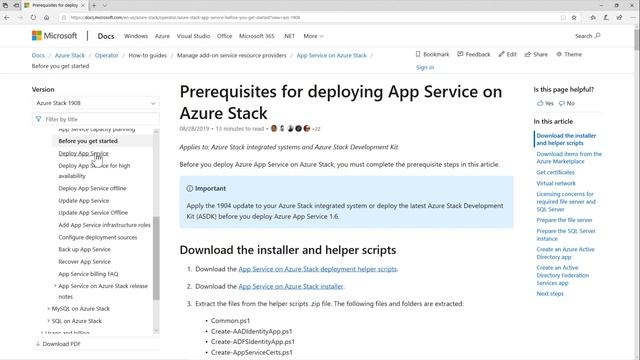 M07c Azure Stack App Service RP смотреть онлайн