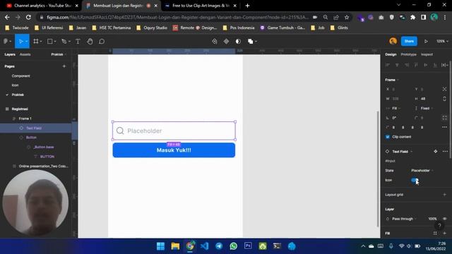 Tutorial Membuat Login dan Register Page di Figma dengan Menggunakan Variant смотреть онлайн