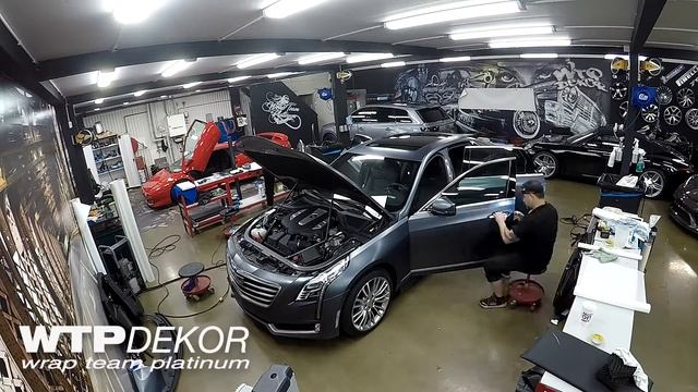 Cadillac CT6, full wrap by WTP DEKOR смотреть онлайн