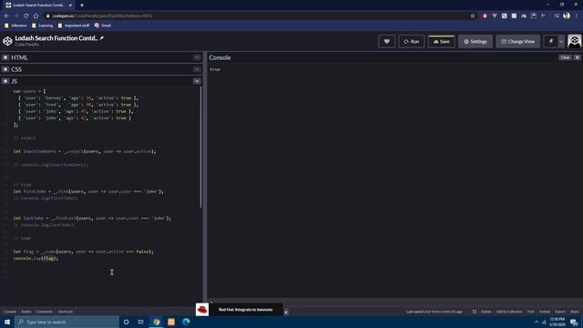 Lodash(_) _.some, _.every functions - tute 4 смотреть онлайн
