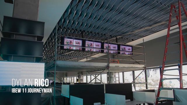 Sound & Wiring Install SoFi Stadium YouTube Theater NFL Headquarters IBEW Local 11 Union смотреть онлайн