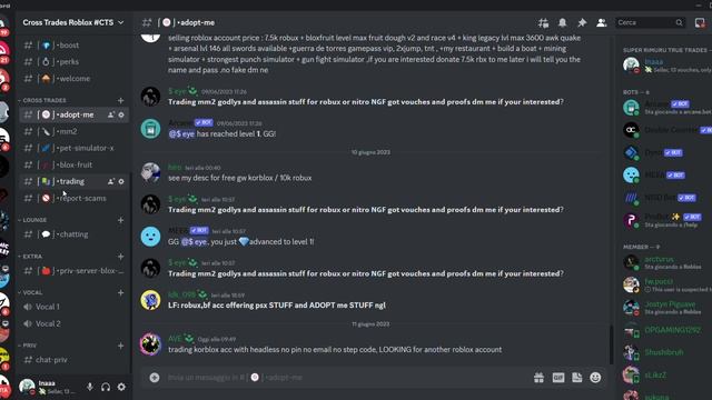 CROSS TRADING SERVER DISCORD LINK IN BIO ROBLOX!!! New cross trade on discord #discord смотреть онлайн